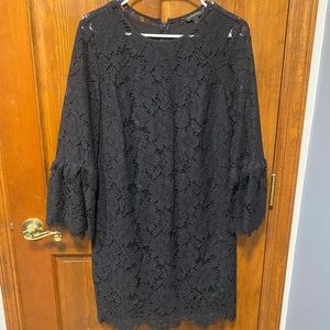 Banana Republic black lace dress